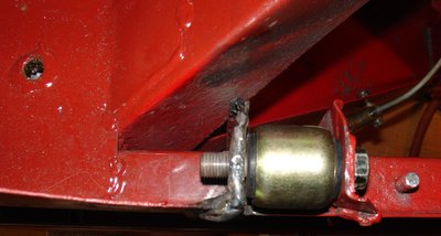 sows rear A arm after repair bush fitted.JPG and 